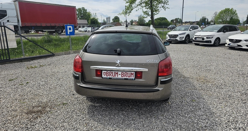 Peugeot 407 cena 11950 przebieg: 189000, rok produkcji 2006 z Czechowice-Dziedzice małe 232